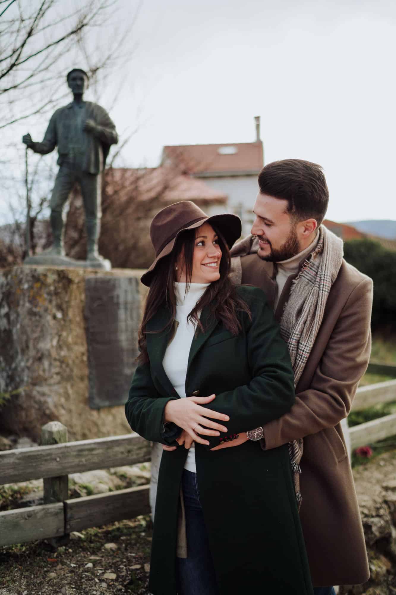 Photographers capturing a proposal with cinematic style