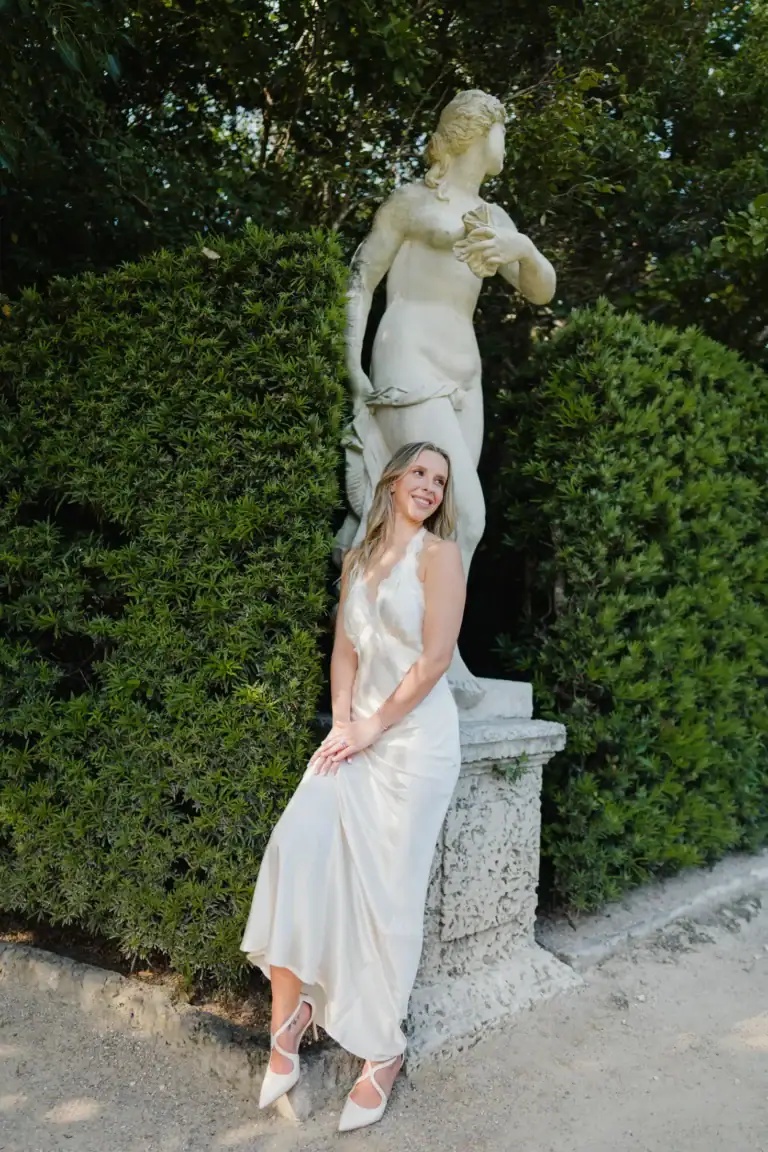 Portrait of Gabby surrounded by greenery at Vizcaya